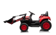 Traktor Na Akumulator Z łyżką BW-X002A Czerwony