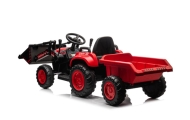 Traktor Na Akumulator Z łyżką BW-X002A Czerwony