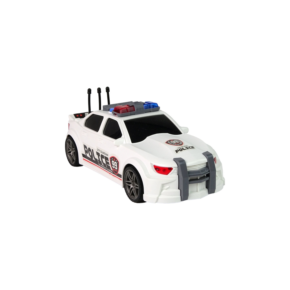Policijos sportinis automobilis 1:16 White Sound