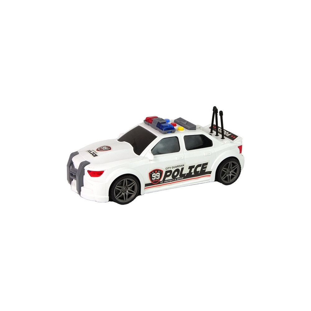Policijos sportinis automobilis 1:16 White Sound