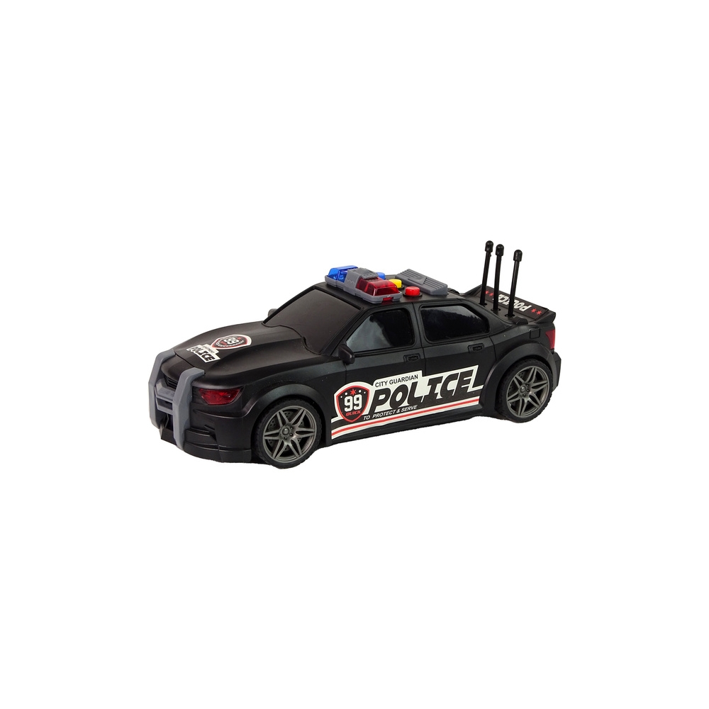 Policijos sportinis automobilis 1:16 Black Sound