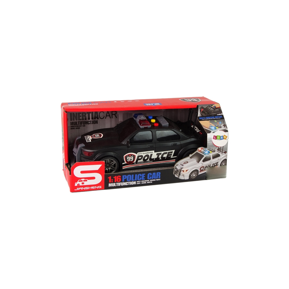 Policijos sportinis automobilis 1:16 Black Sound