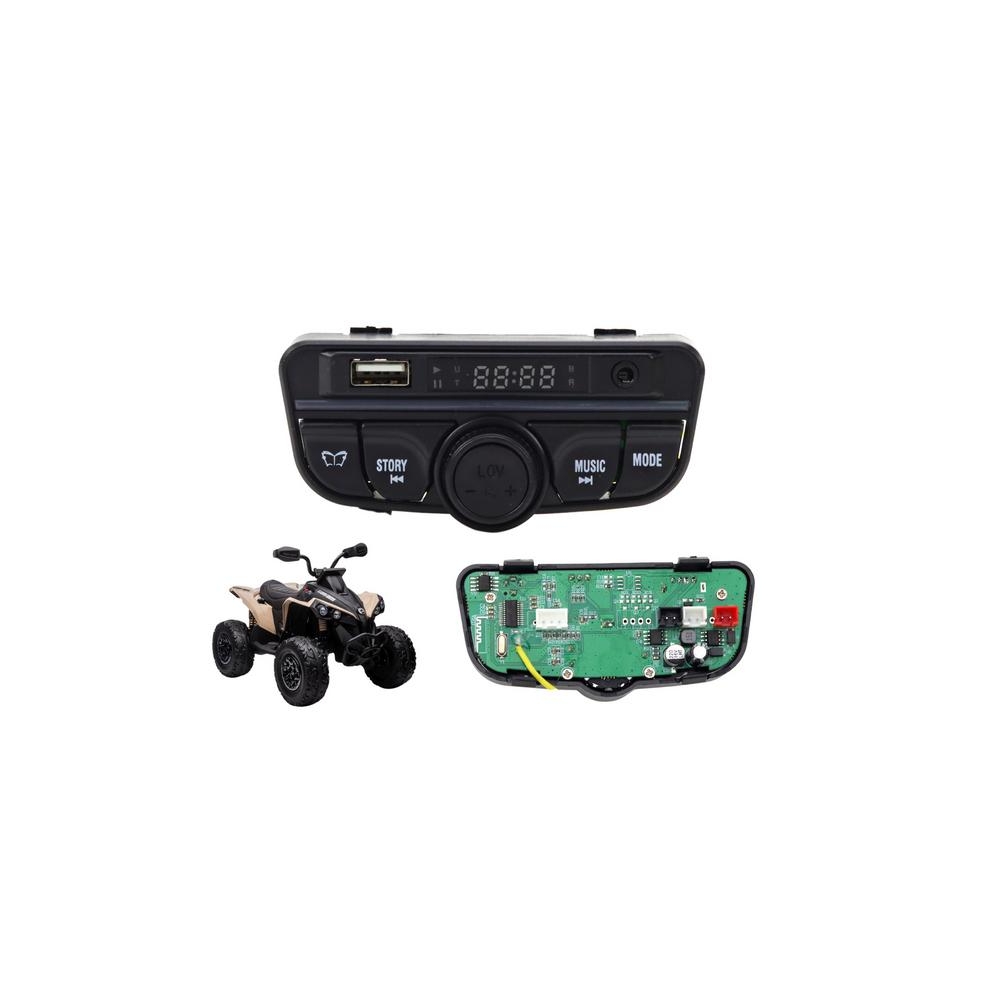 12V prietaisų skydelis - DK-CA002-Elektromobilių dalys, LCD, MP4, muzikos skydeliai-e-vaikas