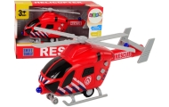 Helikopter Ratunkowy Straż Pożarna Czerwony Dźwięk Światła Śmigła