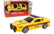 Sports Car Ambulance Lights Sound Yellow