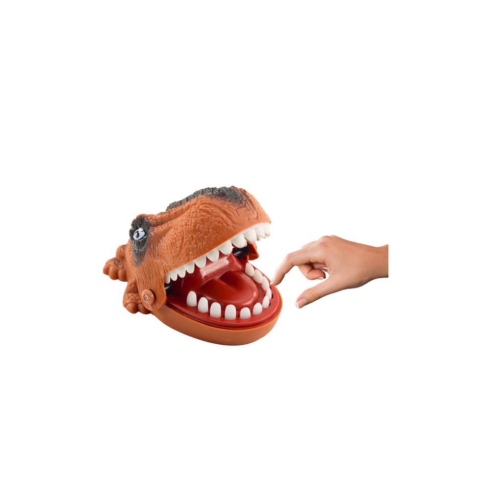 Gra Zręcznościowa Gryzący Atakujący Dinozaur Brązowy