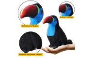 Plush Toucan Bird Plush Toy Mascot Cuddly Toy Blue 40cm