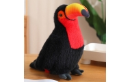 Plush Toucan Bird Plush Toy Mascot Cuddly Toy Red 35cm