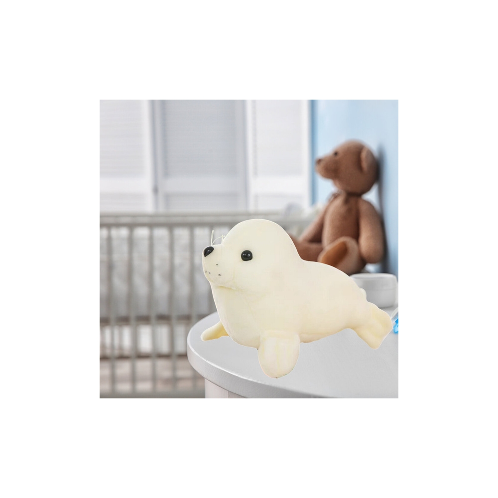 Pluszowa Foczka Pluszak Maskotka Przytulanka Biała 24cm
