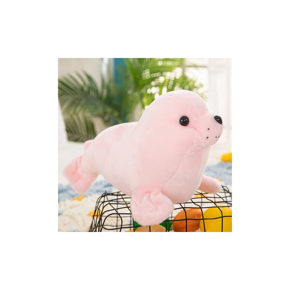 Pliušinis ruonis, rožinis, 24 cm-Žaislai, Minkšti žaislai-e-vaikas