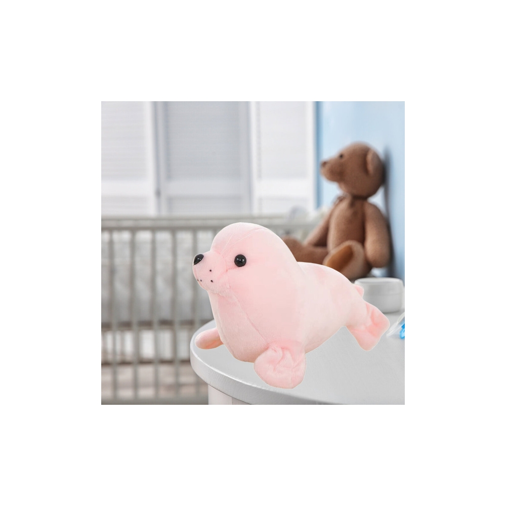Pliušinis ruonis, rožinis, 24 cm-Žaislai, Minkšti žaislai-e-vaikas