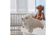 Pliušinė ruonė, minkštas žaislas, pilkos spalvos, 24 cm-Žaislai, Minkšti žaislai-e-vaikas