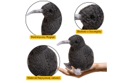 Plush Kiwi Bird Plush Toy Mascot Cuddly Toy Black 17cm