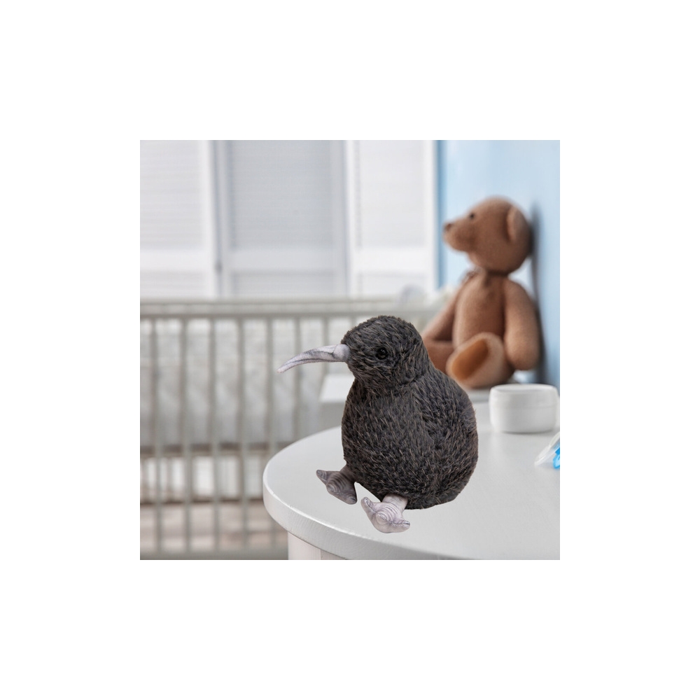 Pliušinis Kivi paukštis Pliušinis talismanas Hugs Black 17cm
