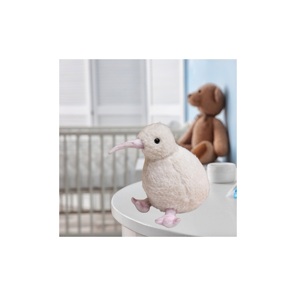 Pliušinis kivių paukštis Pliušinis talismanas Talismanas Hugs White 17cm
