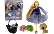 Baby Emily Doll With Doggie Purse Flowers