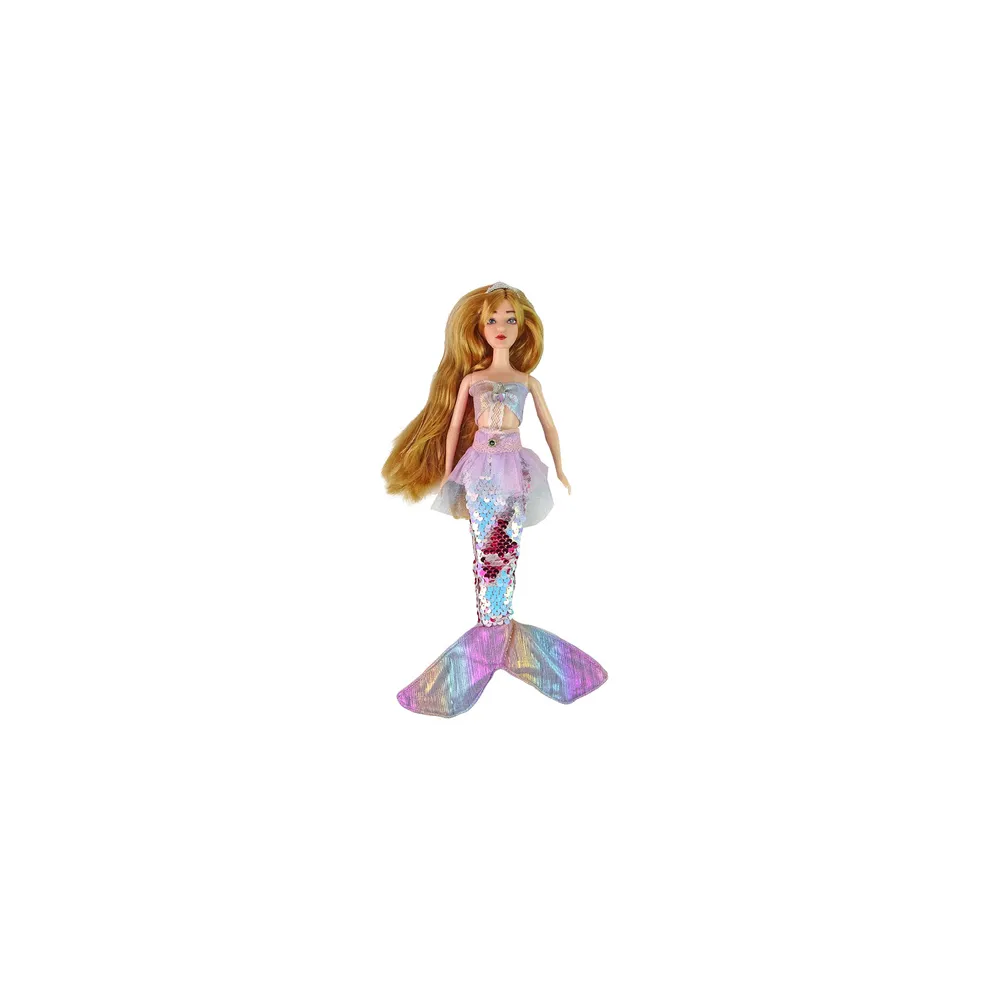 Emily the Mermaid Baby Doll Pink Priedai