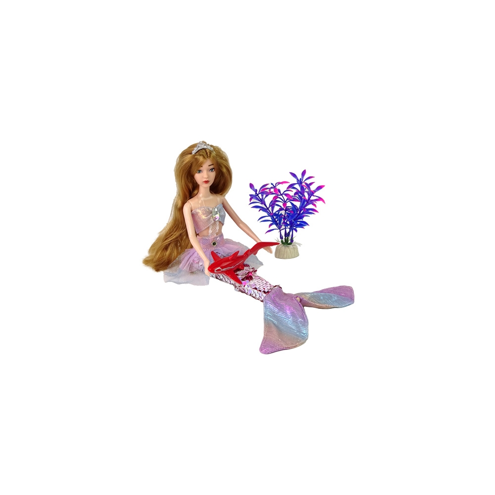 Emily the Mermaid Baby Doll Pink Priedai