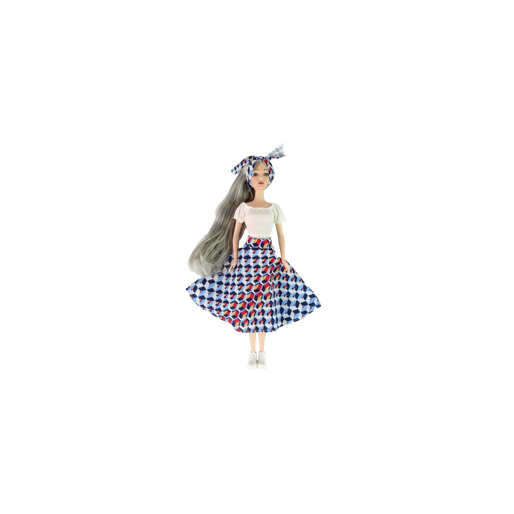 Emily's Baby Doll Grey Hair Cat Swing