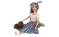 Emily's Baby Doll Grey Hair Cat Swing