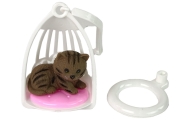 Emily's Baby Doll Grey Hair Cat Swing