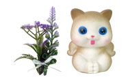 Baby Doll Emily Pigtails Cat Flowers