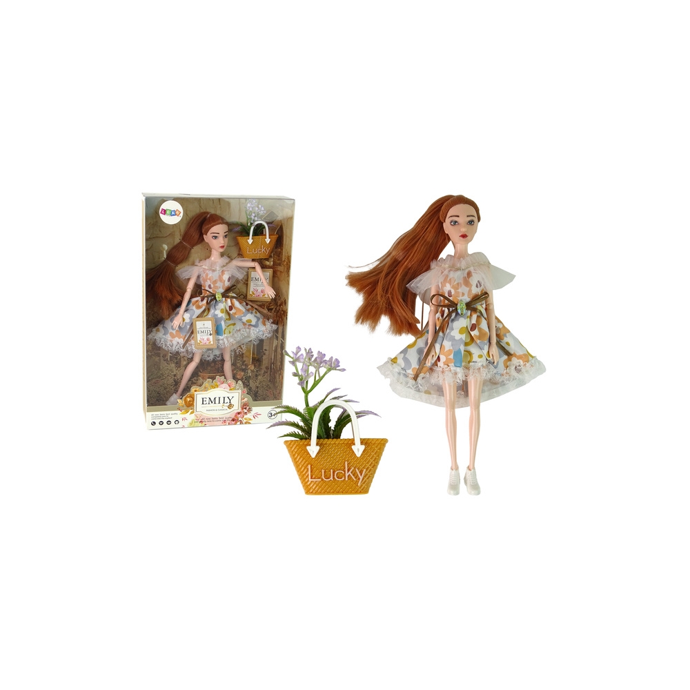Baby Doll Emily Autumn Red Hair Flowers