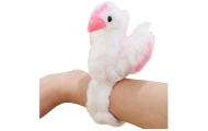 Plush Swan Mascot Wristband Bracelet Hand White