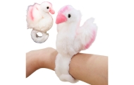 Plush Swan Mascot Wristband Bracelet Hand White