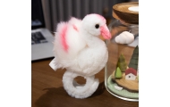 Plush Swan Mascot Wristband Bracelet Hand White