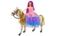 Princess Doll with White Pony Figures Accessories.