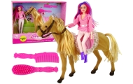 Doll Rider with Brown Pony Figures.