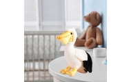 Pliušinis pelikanas talismanas Pliušinis paukštis talismanas Hugs 24cm