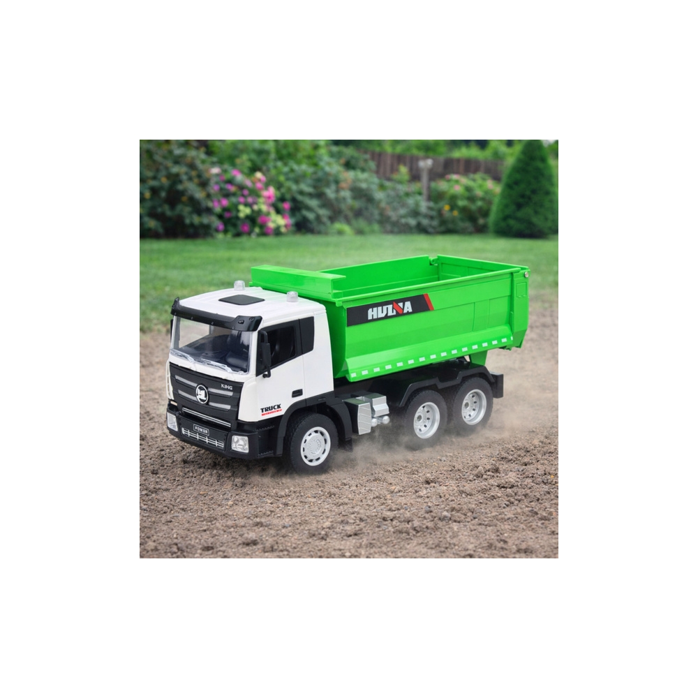 Nuotoliniu būdu valdomas sunkvežimis RC Huina Green 1:18-Žaislai, Auto ir transporto žaislai, Valdomos radijo bangomis-e-vaikas
