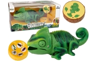 Nuotoliniu būdu valdomas chameleonas su žalia šviesa 28 cm
