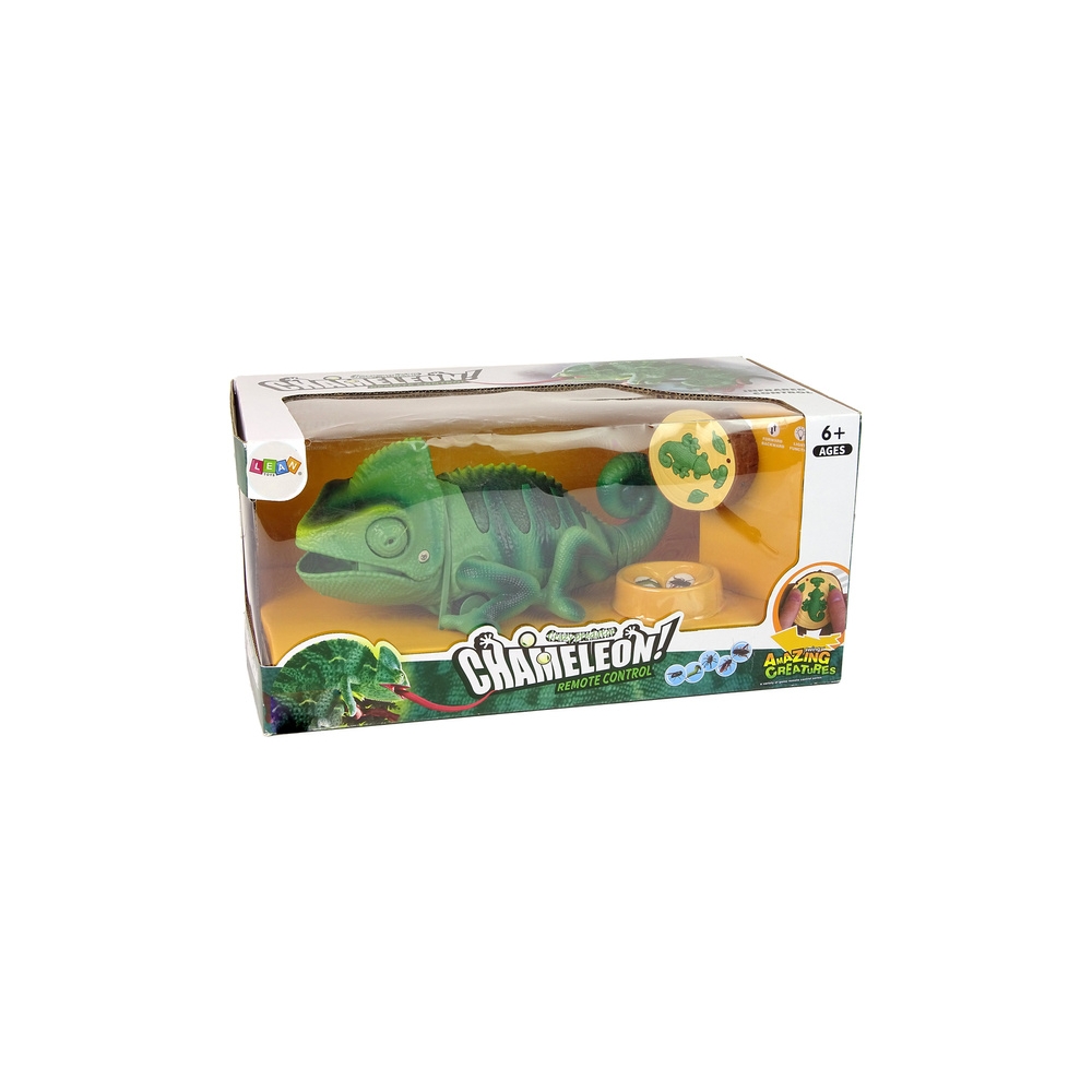 Nuotoliniu būdu valdomas chameleonas su žalia šviesa 28 cm