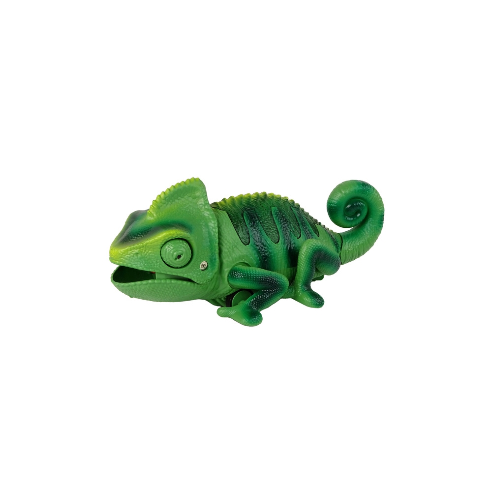 Nuotoliniu būdu valdomas chameleonas su žalia šviesa 28 cm