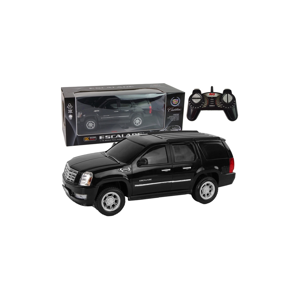 Cadillac Escalade R/C automobilis Juodos šviesos Garsas 1:16
