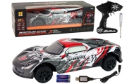 Sports Car R/C 1:8 Gray White