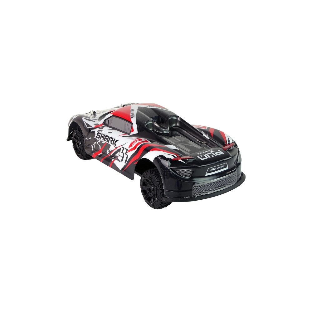 Nuotoliniu būdu valdomas Sportinis automobilis R/C 1:8, Pilka/balta
