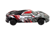 Nuotoliniu būdu valdomas Sportinis automobilis R/C 1:8, Pilka/balta