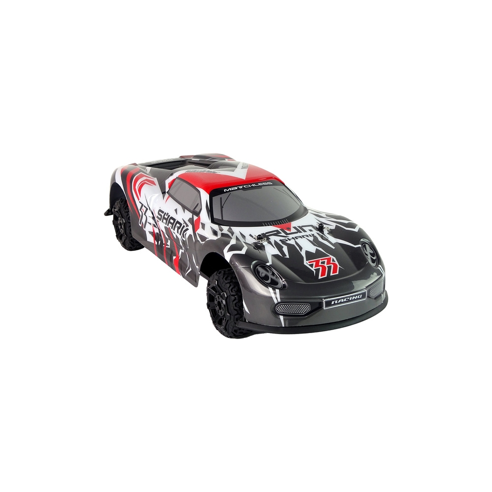 Nuotoliniu būdu valdomas Sportinis automobilis R/C 1:8, Pilka/balta