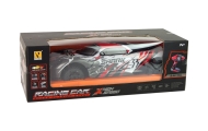 Nuotoliniu būdu valdomas Sportinis automobilis R/C 1:8, Pilka/balta