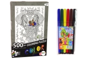 Colours Puzzle 500 Elephant