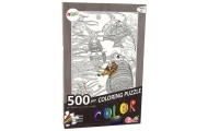 Puzzles to colour 500 pieces Fish Ocean