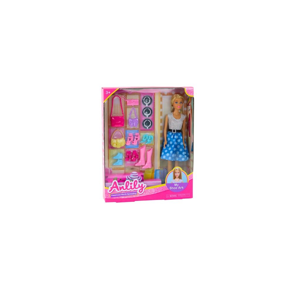 Anlily Doll Set Drabužiai Priedai Priedai
