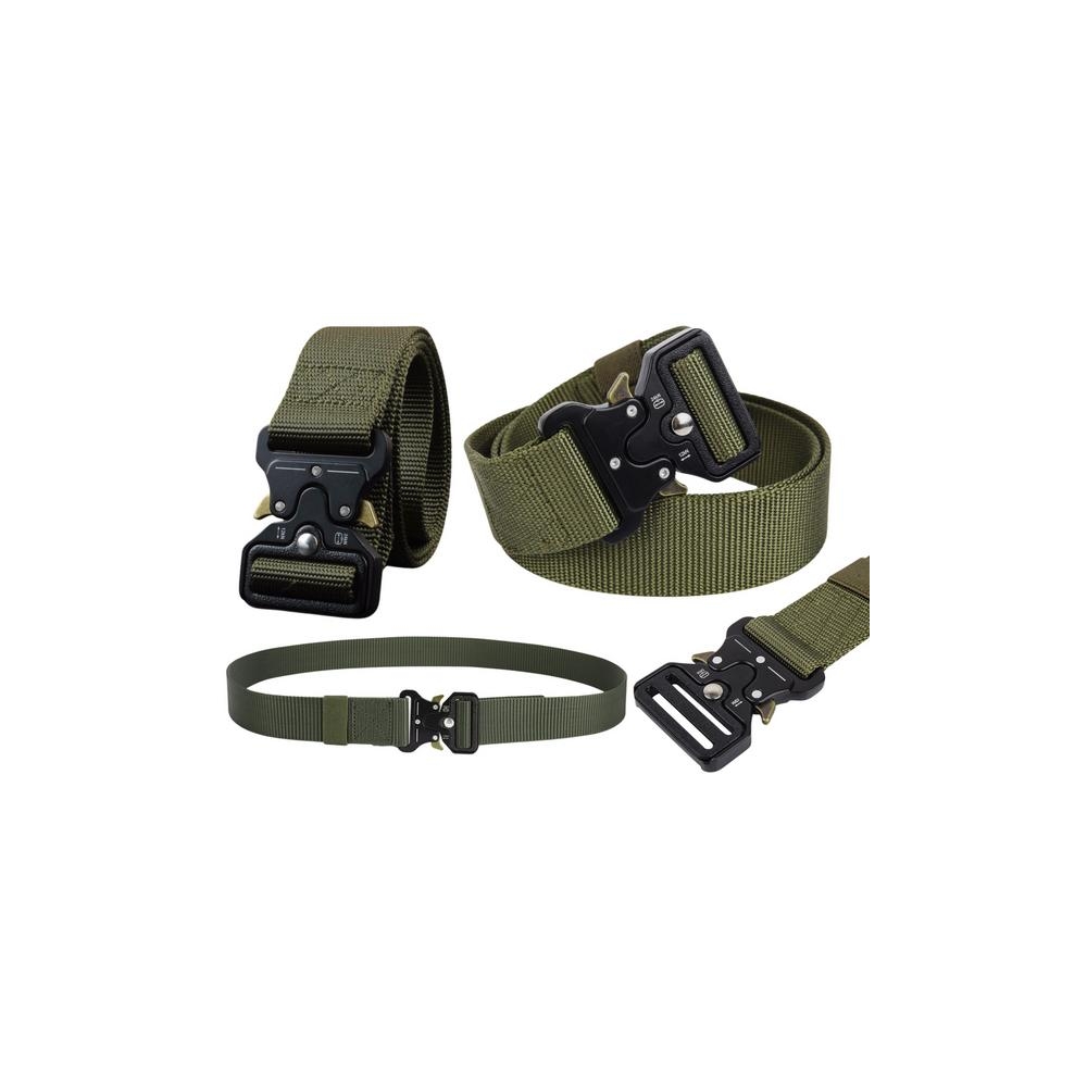 Tactical Military Belt Webbing Black 120 x 3.8cm