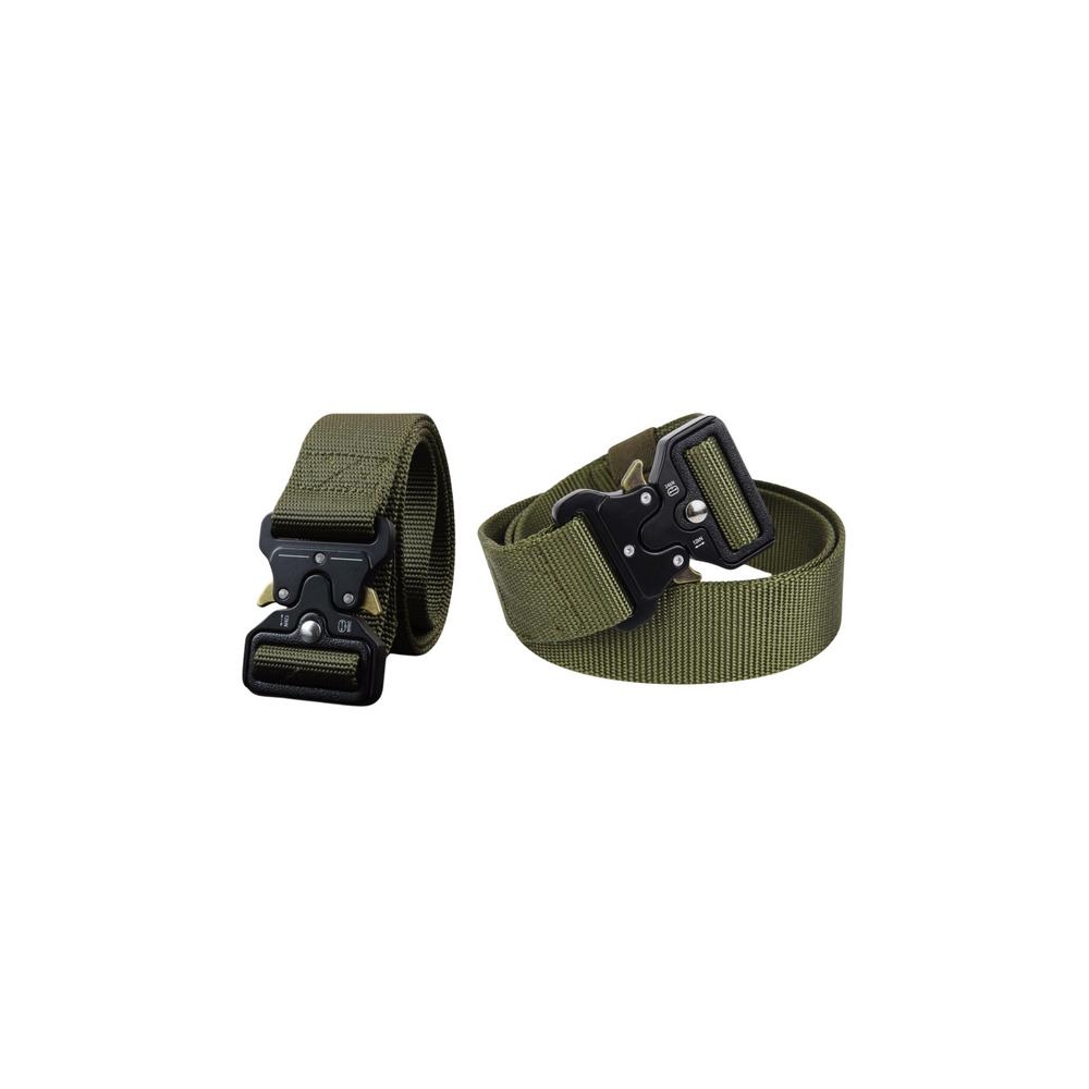 Tactical Military Belt Webbing Black 120 x 3.8cm