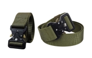 Tactical Military Belt Webbing Black 120 x 3.8cm