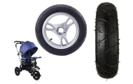 Plastic wheel with rubber tire (inflatable) PRO 700 front